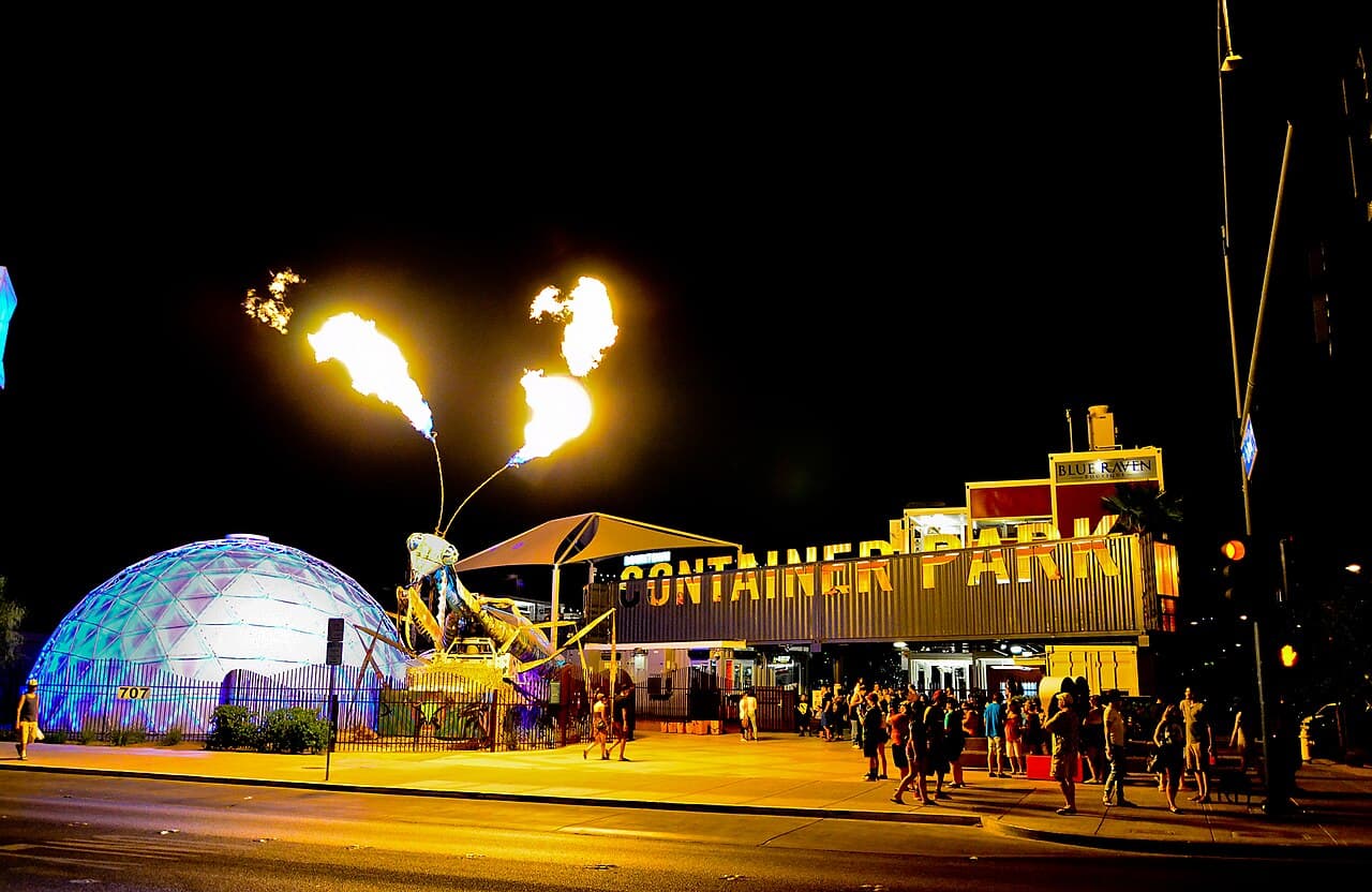 Downtown Container Park in Las Vegas, Nevada
