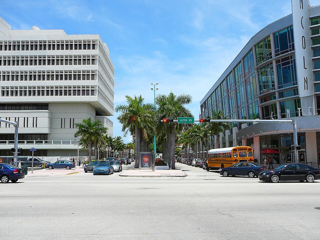 Lincoln Road Mall in Miami Beach, Florida