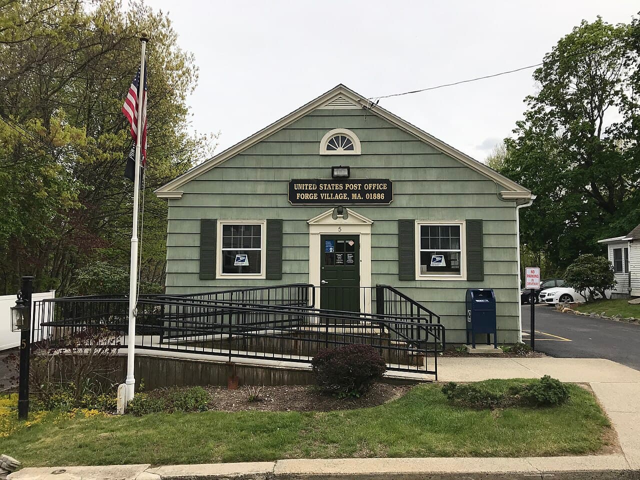 Forge Village Post Office in Westford, Massachusetts